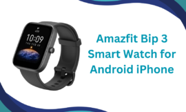 Amazfit Bip 3 Smart Watch For Android Iphone, Health fitness Tracker with 1.69′ 5 ATM Water-Resistant(BLACK) 14 DAY Battery Life