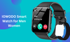 The IOWODO Smart Watch, with a crisp 1.Eighty five-inch HD display, gives over 100 sports activities modes, an AI voice assistant, and tracks your coronary heart rate and sleep styles.It is well matched with iOS and Android and has dual wireless output they can do many stuff.